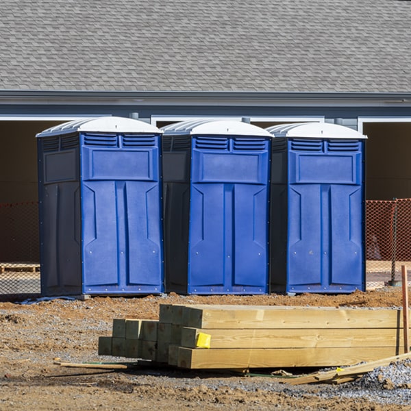 what is the maximum capacity for a single porta potty in Pleasant Ridge Michigan